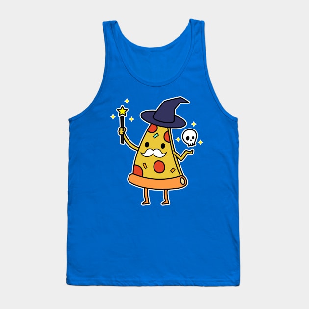 Wizard Pizza Tank Top by rudypagnel